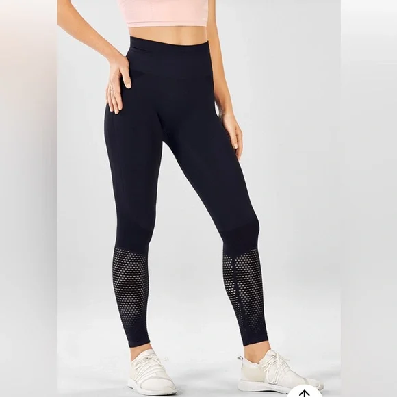 Fabletics, Pants & Jumpsuits, Fabletics High Waisted Seamless Mesh  Legging